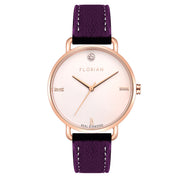Pure Diamond Orchid Purple and Rose Gold Watch | 36mm